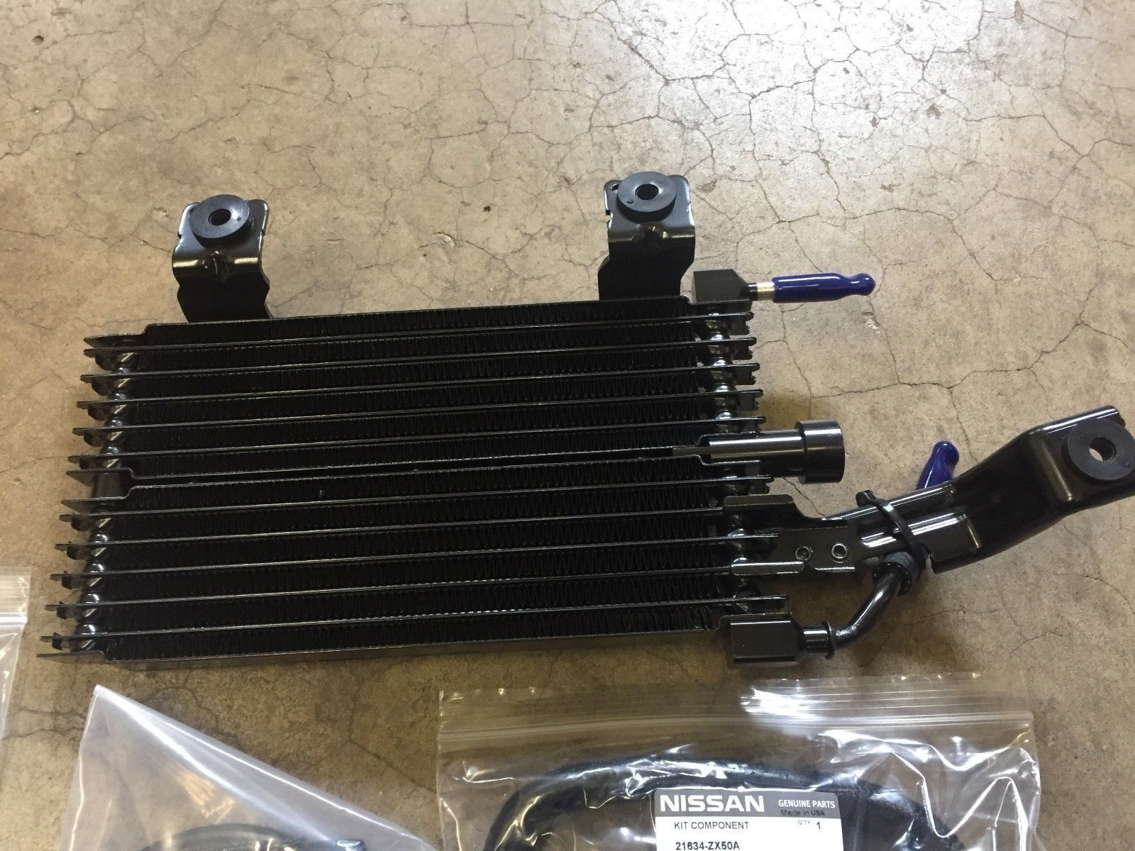 thumbnail interactive-video image 1 of CVT Transmission Oil Cooler Kit Fits Nissan Rogue, Altima 2013-2017 – Heavy Duty, Leak Tested, Direct Replacement (21606-1XF0A) 1 of 4