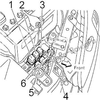 Relay Box #2: Nissan Maxima (1999, 2000, 2001, 2002, 2003)